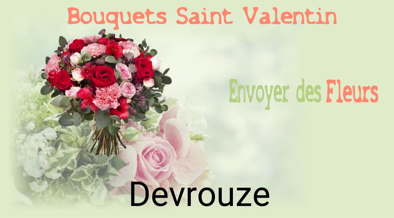 Roses de Saint-Valentin livrées à Devrouze